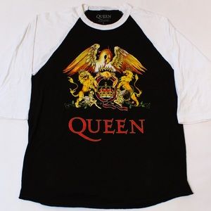 Queen Official Tour Merchandise Raglan 3/4 Tee L